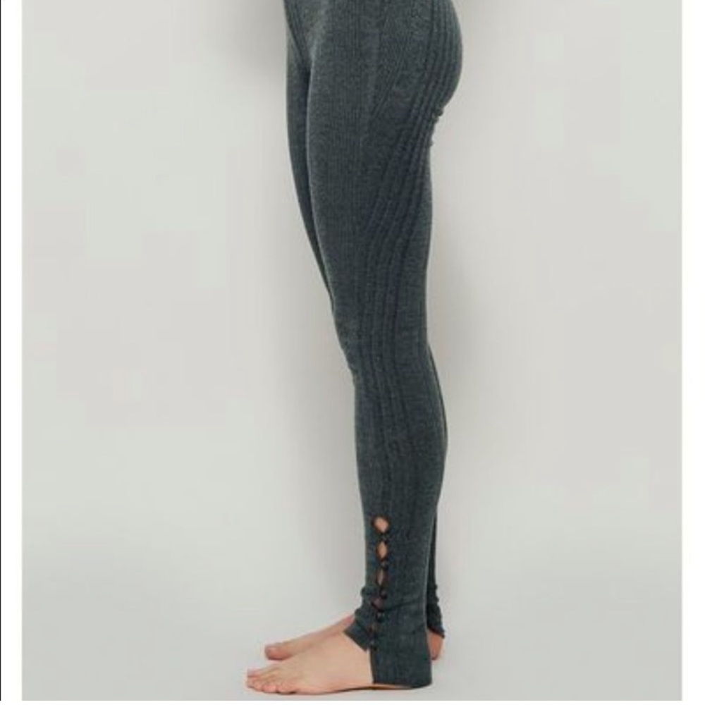 Free People Button Leggings